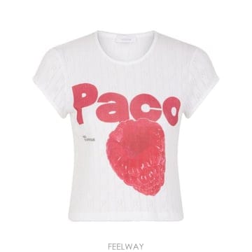 rabanne 25SS ���ڶ�� ȭ��Ʈ ��Ʈ T ���� 25PJTE003CO0557P100 TP57937115725SS ���ڶ�� ȭ��Ʈ ��Ʈ T ���� 25PJTE003CO0557P100 T