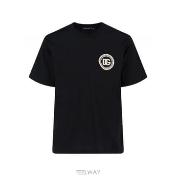 Dolce&Gabbana 26SS ��ü�ذ��ٳ� T ���� with �ΰ� patch G8PN9ZG7PZFN0000 TP57807833226SS ��ü�ذ��ٳ� T ���� with �ΰ� patch G8PN9ZG7PZFN0