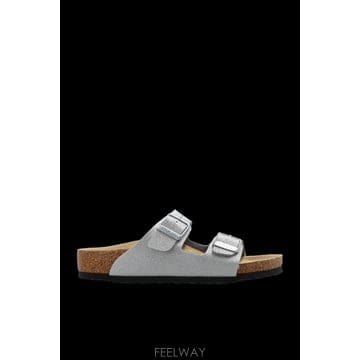Birkenstock BIRKENSTOCK Arizona Kids BS slides 10304770SHINYGLITTERSILVEBIRKENSTOCK Arizona Kids BS slides 10304770SHINYGLITTE