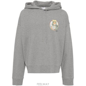 24FW Maison Kitsune Rambling Fox 후드티 NM00707KM0001H131 TP578