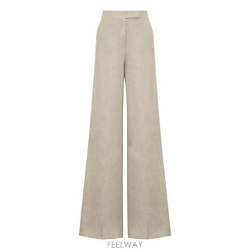 Max Mara 25SS �������� Sequoia linen ���̵� ���� trousers SEQUOIA251113109260025SS �������� Sequoia linen ���̵� ���� trousers SEQUO