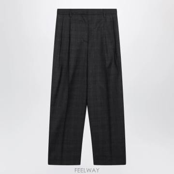 PRADA 26SS ����� Grey �� trousers with üũ pattern P204KOOO1N01F0308 T26SS ����� Grey �� trousers with üũ pattern P204KOO