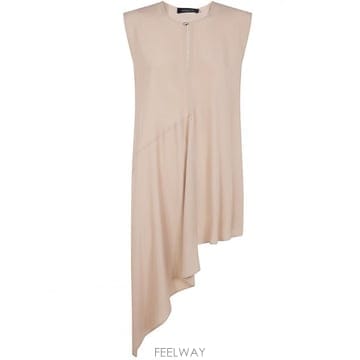 Fabiana Filippi 26SS �ĺ�Ƴ� �ʸ��� Blusa asimmetrica �ĺ�Ƴ� �ʸ��� in crepe de chine T26SS �ĺ�Ƴ� �ʸ��� Blusa asimmetrica �ĺ�Ƴ� �ʸ���