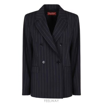 Max Mara 26SS �������� STUDIO Double breasted �������� in striped �� MSTONAGRO26SS �������� STUDIO Double breasted �������� in strip