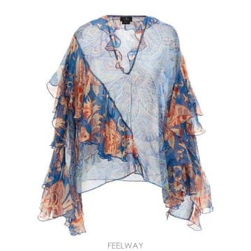 ETRO 26SS Etro Blusa di seta stampata Etro WRJA017799SA1Q7X0887 T26SS Etro Blusa di seta stampata Etro WRJA017799SA1Q7X