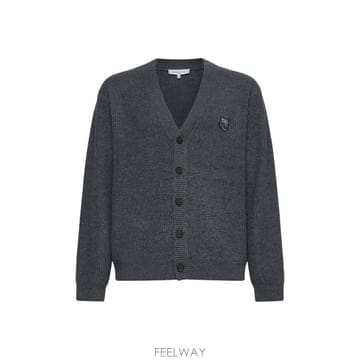 Maison Kitsune Maison Kitsune Bold Fox Head Patch ����Ʈ Ribbed ����� NM00501KT1Maison Kitsune Bold Fox Head Patch ����Ʈ Ribbed ����