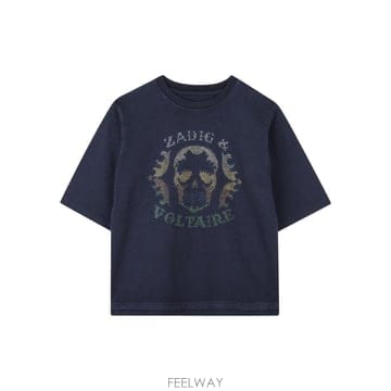Zadig&Voltaire 25FW ZADIG VOLTAIRE T ���� WITH �ΰ� X60460K83D TP57048077325FW ZADIG VOLTAIRE T ���� WITH �ΰ� X60460K83D TP5704