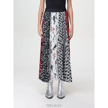 MSGM 24FW Msgm Gonna Msgm in crepe plissettato 3741MDD29P2477639924FW Msgm Gonna Msgm in crepe plissettato 3741MDD29P24