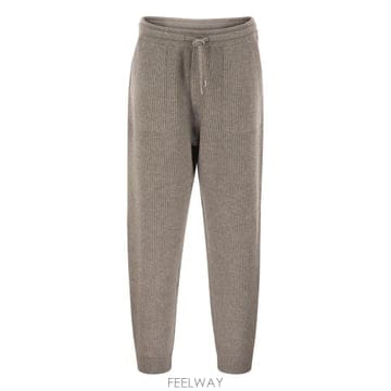 Brunello Cucinelli 26FW ���ڷ� ��ġ�ڸ� ĳ�ù̾� rib ��Ʈ ���� with drawstring M22704849GC97526FW ���ڷ� ��ġ�ڸ� ĳ�ù̾� rib ��Ʈ ���� with dra