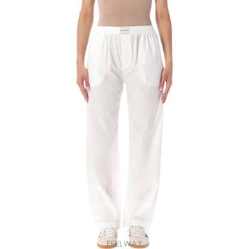 Sporty & Rich 26FW SPORTY ��ġ POPELINE PIJAMA PANT 26APA065711329WH0148 TP526FW SPORTY ��ġ POPELINE PIJAMA PANT 26APA065711329WH