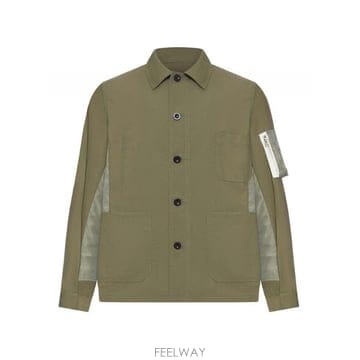Sacai 26SS Sacai ��ư ���� With Nylon Details Applied SCM315501 TP578426SS Sacai ��ư ���� With Nylon Details Applied SCM315