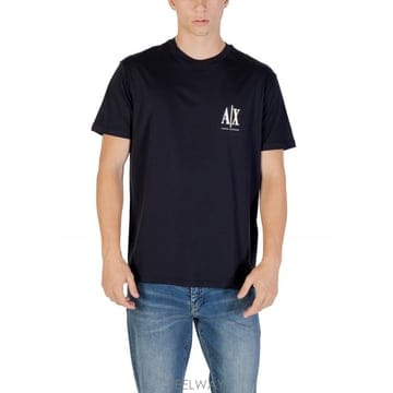 Armani 26SS �Ƹ����� �ͽ�ü���� T ���� a girocollo in cotone con �ΰ� ricamato ��26SS �Ƹ����� �ͽ�ü���� T ���� a girocollo in cotone 