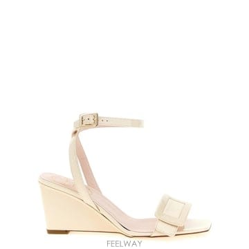 Roger Vivier 26SS ���� ��� Sandalo con zeppa Belle Vivier ���� ��� in vernice26SS ���� ��� Sandalo con zeppa Belle Vivier ���� 