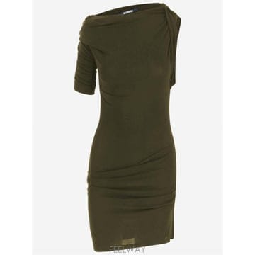 Jacquemus 26SS ��ũ���� �巹�� with decorative draping DRW00143AJ00260580 TP526SS ��ũ���� �巹�� with decorative draping DRW00143A