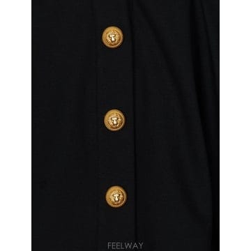 Balmain 24FW Balmain �ΰ� buttons embellished ��ĿƮ BT7A01J0035930 TP57724FW Balmain �ΰ� buttons embellished ��ĿƮ BT7A01J00