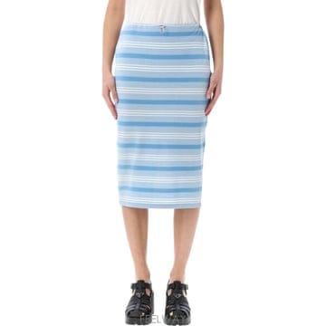 PRADA 26SS ����� ����� striped pique midi ��ĿƮ 31147188QF0076 TP579300526SS ����� ����� striped pique midi ��ĿƮ 31147188Q