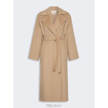 Max Mara 26FW �������� Cappotto in doppio di mista lana   CAMMELLO WE501626FW �������� Cappotto in doppio di mista lana   CAMME