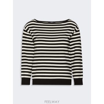 Max Mara 26FW �������� Maglia in filato rasato di viscosa   NERO WE53661026FW �������� Maglia in filato rasato di viscosa   NER