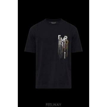 Armani 26FW �������� �Ƹ����� T ���� with �ΰ� EM006811AF13715MC719 TP58042642826FW �������� �Ƹ����� T ���� with �ΰ� EM006811AF1371