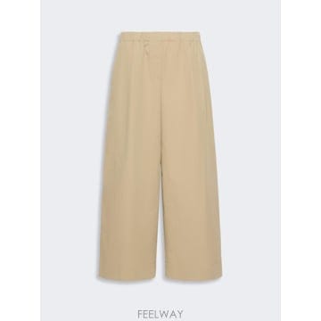 Max Mara 26FW �������� Pantalone svasato in gabardina di cotone   ������ WE526FW �������� Pantalone svasato in gabardina di cotone
