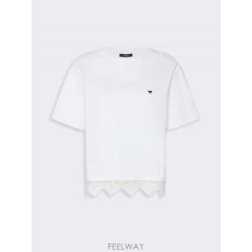 Max Mara 26FW �������� T ���� boxy in cotone   BIANCO WE5976056106004 TP57926FW �������� T ���� boxy in cotone   BIANCO WE5976056