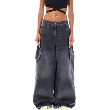 Palm Angels 23FW �ʿ����� ���̵� PARACHUTE JEANS PWYB030F23DEN0021060 TP579235823FW �ʿ����� ���̵� PARACHUTE JEANS PWYB030F23DEN0021