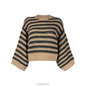 Brunello Cucinelli 26 FW ���ڷ� ��ġ�ڸ� ��Ʈ������ ũ�μ� �� ȥ�� ������ M6D367200CFE23 TP4457446626 FW ���ڷ� ��ġ�ڸ� ��Ʈ������ ũ�μ� �� ȥ�� ����