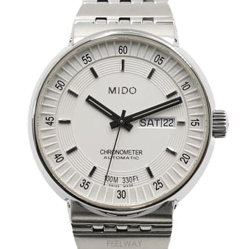 미도 M8340.4.B1.11 올다이얼 40mm 오토매틱 스틸 남성 시계aa66737