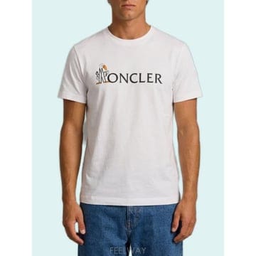 Moncler 26FW ��Ŭ���� ���� Ƽ���� L20918C00033 WHITE26FW ��Ŭ���� ���� Ƽ���� L20918C00033 WHITE