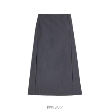 26FW 질샌더 미디 스커트 J03MA0315 J40402023 GREY