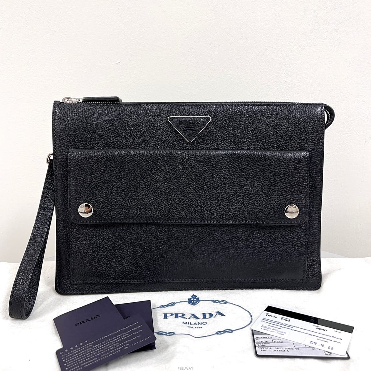 PRADA ����� ��Ʈ�� ���� Ŭ��ġ�� ���� (2VF018)����� ��Ʈ�� ���� Ŭ��ġ�� ���� (2VF018)