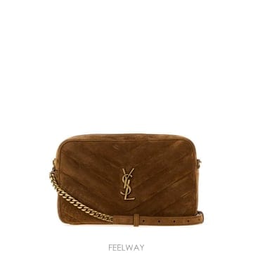 Saint Laurent [X45]���ζ� 869468AAEY6 2916 ���� ũ�ν��� ����� �̴Ϲ� ž�ڵ�� Camel suede L[X45]���ζ� 869468AAEY6 2916 ���� ũ�ν��� ����� �̴�
