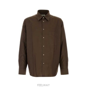 Lemaire [X45]���޸� SH1300LF1500 BR477 ���� ���� ���� ���� ���� Brown poplin shir[X45]���޸� SH1300LF1500 BR477 ���� ���� ���� ���� ��