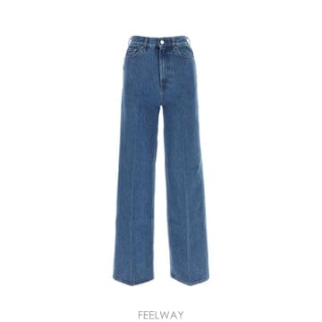 Toteme [X45]���� 242WRB2426FB004532 167 ���� ���� û���� �� ������ Denim wide le[X45]���� 242WRB2426FB004532 167 ���� ���� û���� �� 
