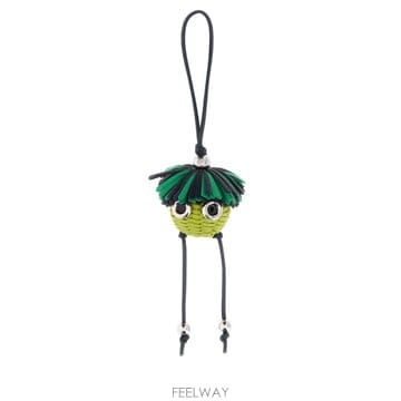 Loewe [X45]�ο��� COTC232X10 GREEN Multicolor leather Loomie charm[X45]�ο��� COTC232X10 GREEN Multicolor leather Loomie