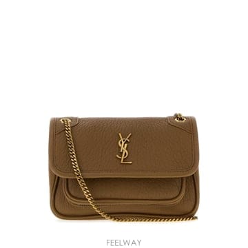 [X45]생로랑 828736AACYT 2760 여성 토트백 쇼퍼백 탑핸들백 핸드백 Brown leather 