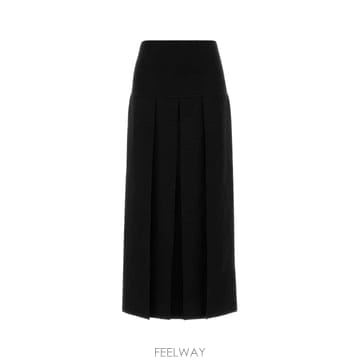Alaia [X45]�˶��̾� AA9J2584K224D 995 ���� ��ĿƮ ġ�� �� �̵� �̴Ͻ�ĿƮ MIDI SKIRT [X45]�˶��̾� AA9J2584K224D 995 ���� ��ĿƮ ġ�� �� ��