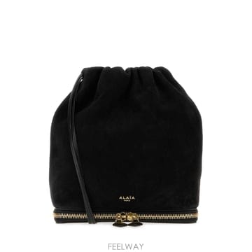 [X45]알라이아 AA1L2029CA577 999 여성 토트백 쇼퍼백 탑핸들백 핸드백 Black suede 