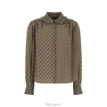 GUCCI [X45]���� A005Y5ZAVRI 2270 ���� ���� ���� ����콺 Printed silk shirt[X45]���� A005Y5ZAVRI 2270 ���� ���� ���� ����콺 Pri
