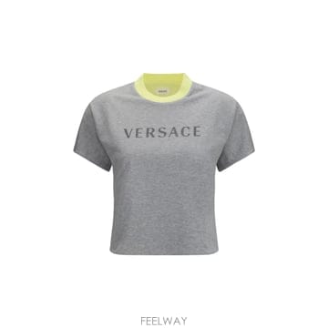 Versace [K68]������ü 10260021A18732 2EZ10 ���� Ƽ���� �μҸ� ž ���� Logo cotton T[K68]������ü 10260021A18732 2EZ10 ���� Ƽ���� �μҸ� 