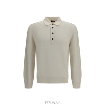 [K68]제냐 RUIK74A4145N01 001 남성 폴로 피케셔츠 Long sleeve cashmere P