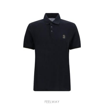 Brunello Cucinelli [K68]���ڷ� ��ġ�ڸ� ME8548788 CZ178 ���� ���� ���ɼ��� Cotton Polo[K68]���ڷ� ��ġ�ڸ� ME8548788 CZ178 ���� ���� ����