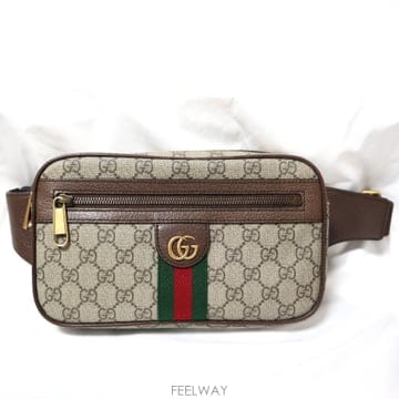 Gucci(구찌) 574796 소프트 GG 수프림 캔버스 오피디아 WEB 힙색 벨트백