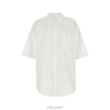 Balenciaga 24FW Balenciaga ȭ��Ʈ poplin ���������� ���� 794594TNM609000 TP57749124FW Balenciaga ȭ��Ʈ poplin ���������� ���� 794594TN