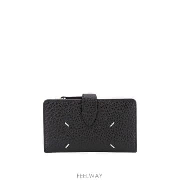 26FW 메종마르지엘라 블랙 레더 왈렛 SA1VX0019P4455T8013 TP577501284