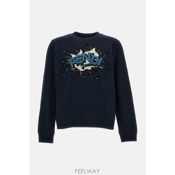 [B4] 펜디 FY0178AW0YF0QG0 맨투맨 스웨트셔츠 후디 후드 남성