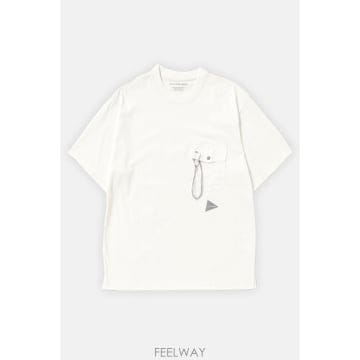 앤드 원더 플랩 포켓 티셔츠