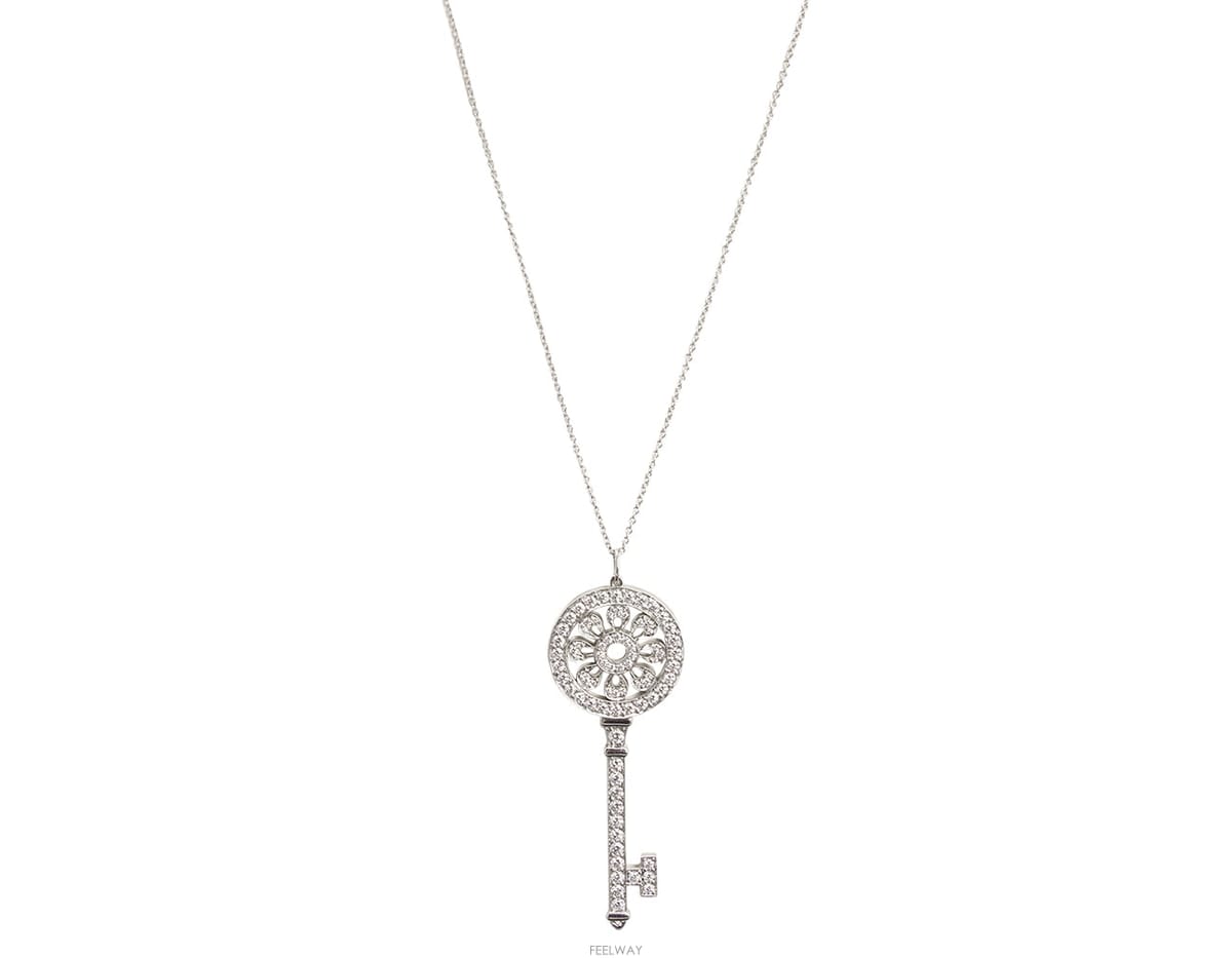 TIFFANY & Co [�׶��ĸ�] Ƽ�Ĵ� ��Ż Ű ���Ʈ �÷�Ƽ�� ���̾Ƹ�� 77588[�׶��ĸ�] Ƽ�Ĵ� ��Ż Ű ���Ʈ �÷�Ƽ�� ���̾Ƹ�� 7