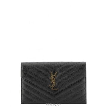 Saint Laurent 26SS ���ζ� Ŭ��ġ in pelle nera 393953BOW011000 TP57789353626SS ���ζ� Ŭ��ġ in pelle nera 393953BOW011000 TP577
