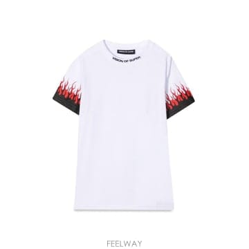 | Other Brand | 21FW �������꽴�� ȭ��Ʈ KIDS TSHIRT WITH DOUBLE FLAME VOSKW1DOUBLEKȭ21FW �������꽴�� ȭ��Ʈ KIDS TSHIRT WITH DOUBLE FLAME